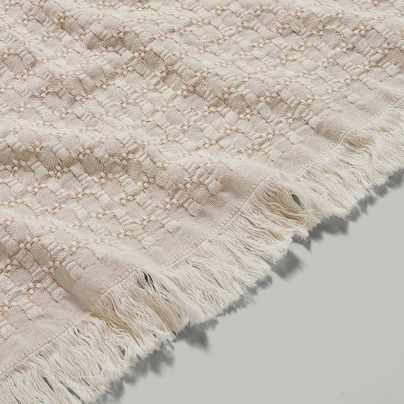 Edited Life Cotton Waffle Throw 130cm x 180cm