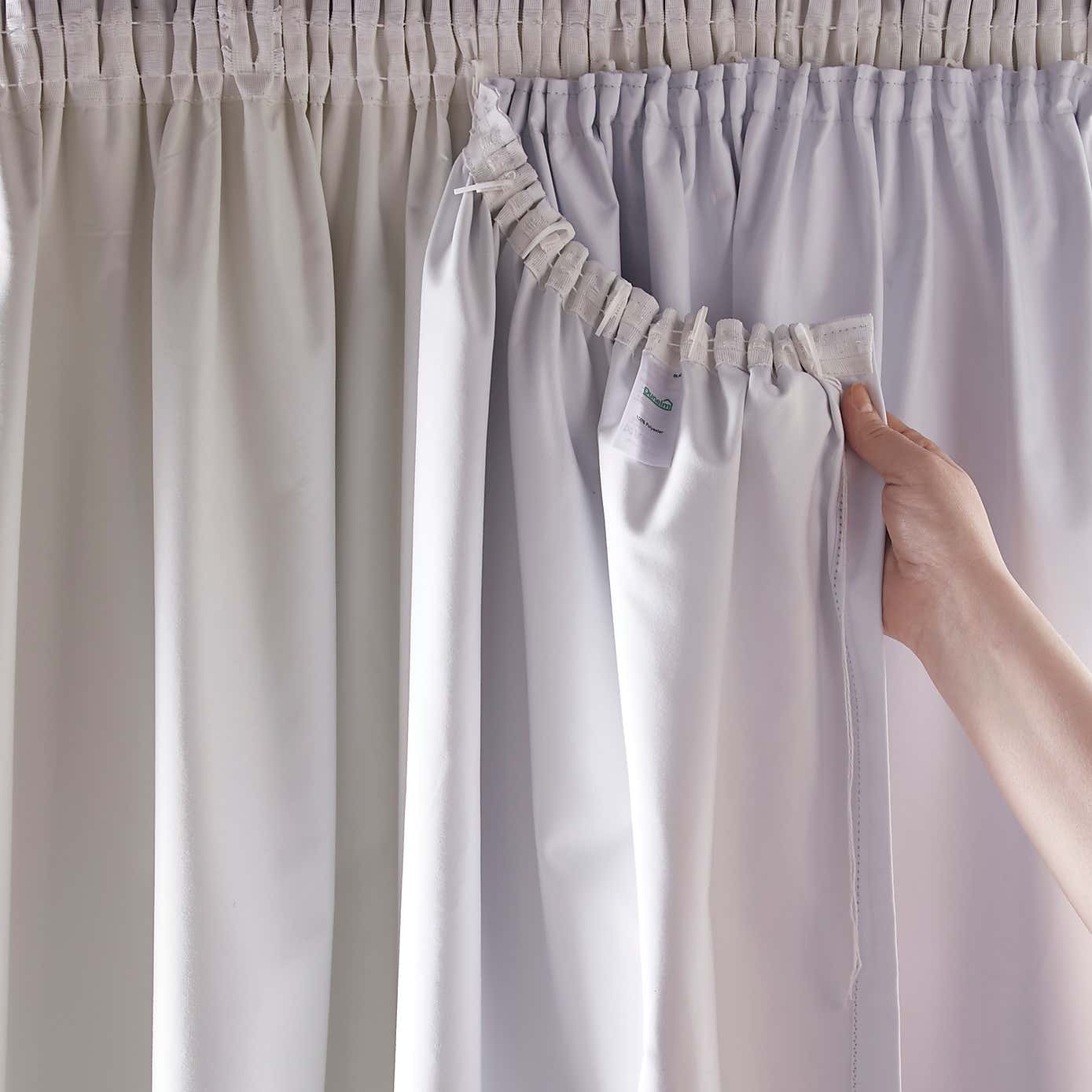 Blackout Pencil Pleat Curtain Linings