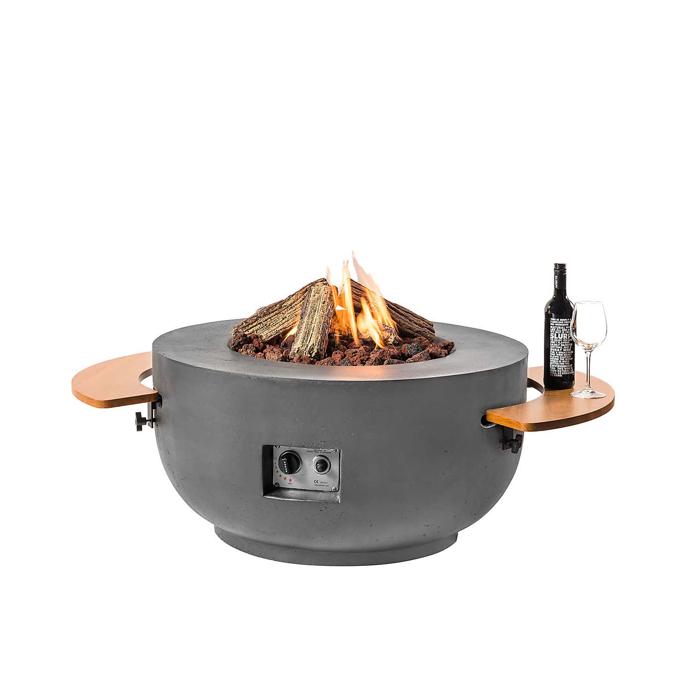 Grey Fire Pit Bowl