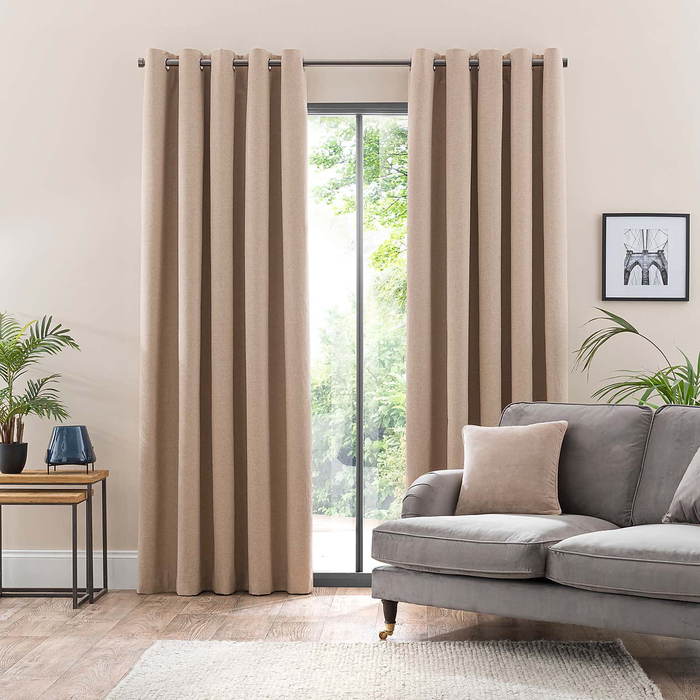 Zodiac Blackout Eyelet Curtains