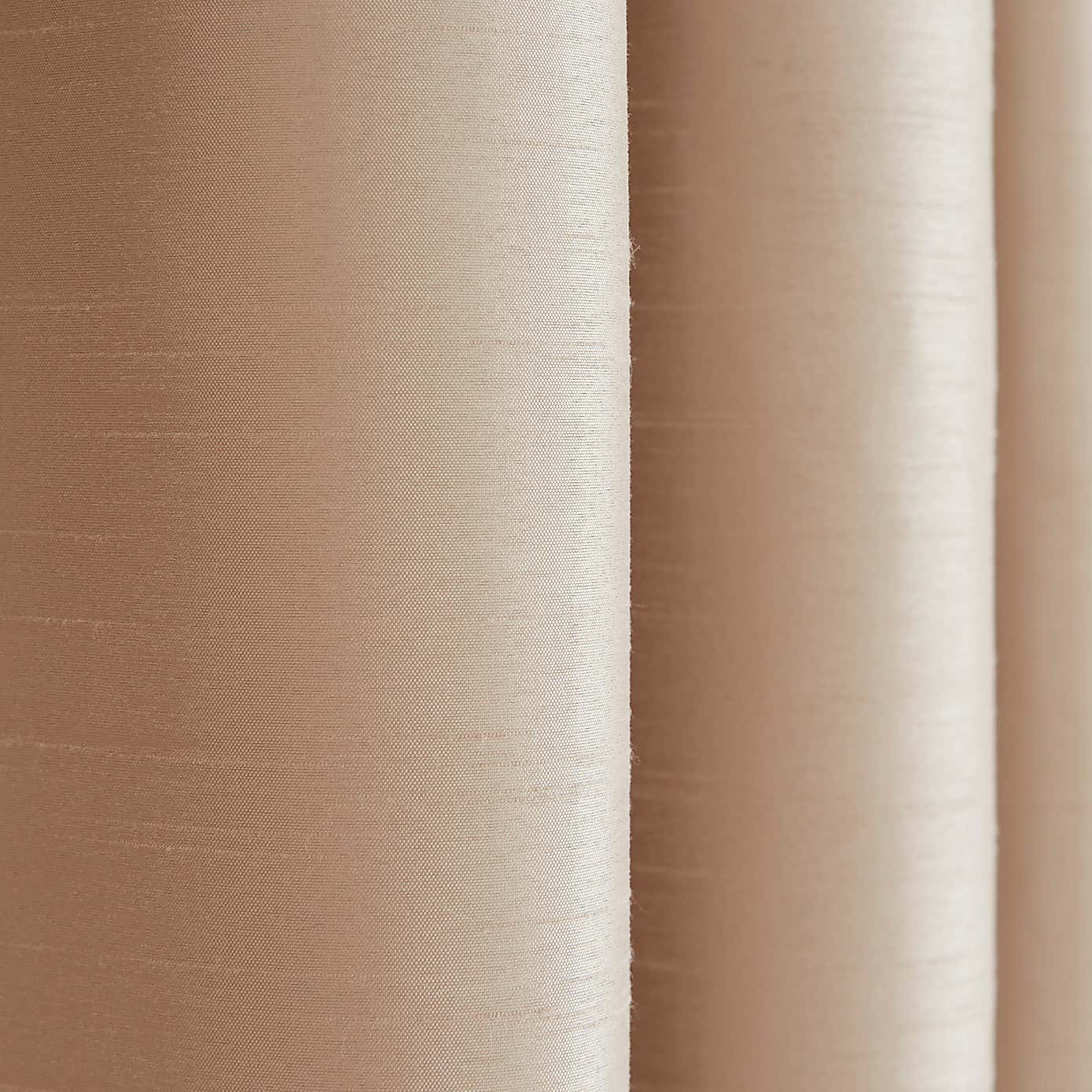 Novanna Faux Silk Blackout Pencil Pleat Curtains