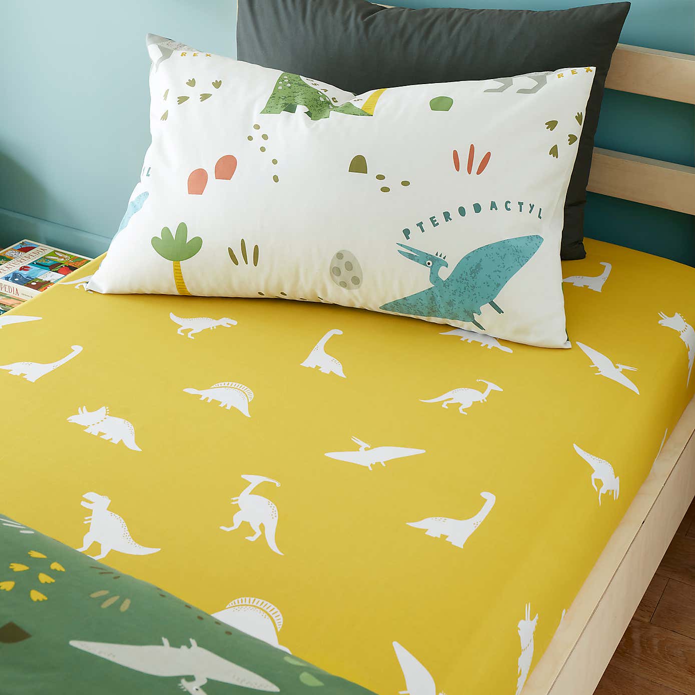 Dino Pack of 2 Fitted Sheets