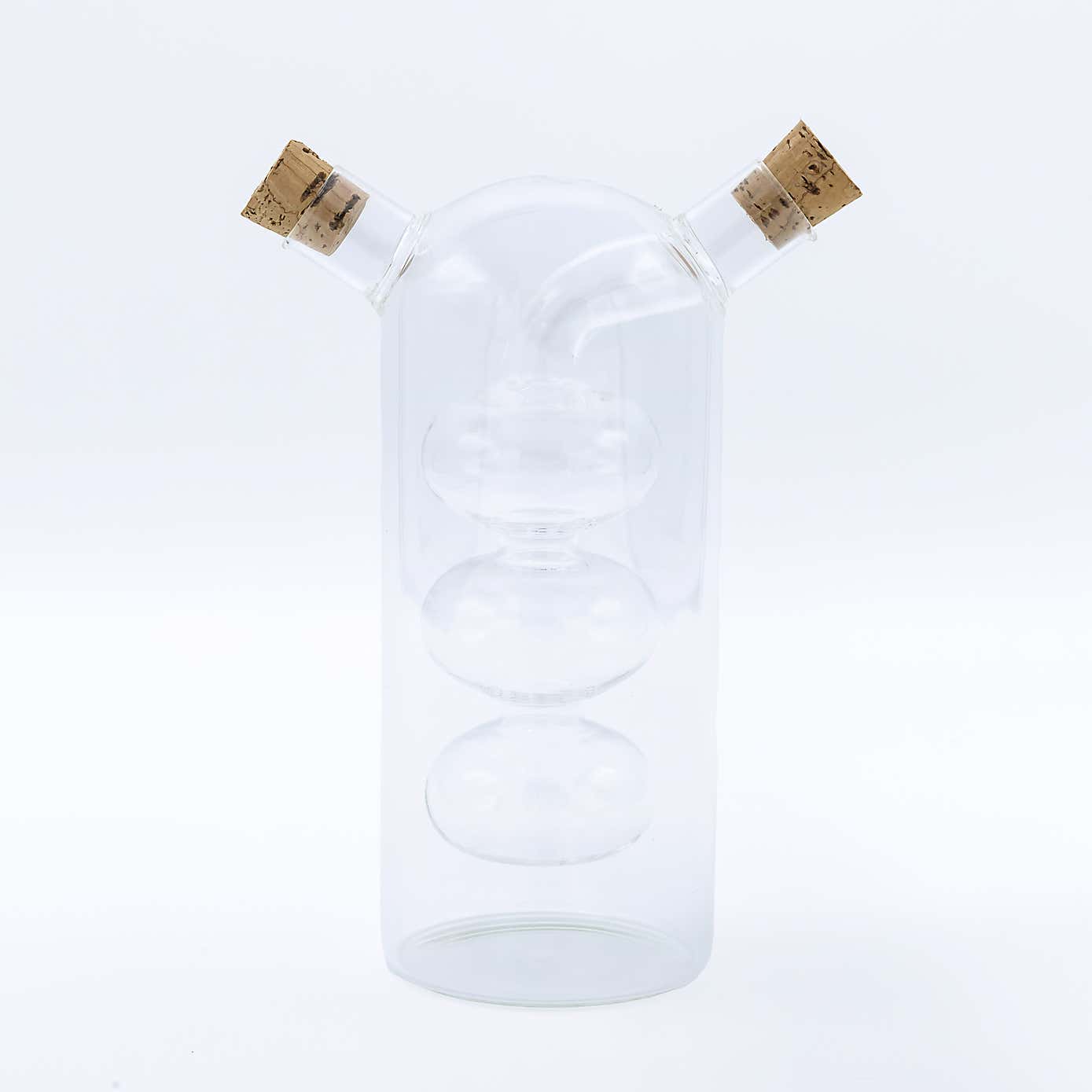 World Foods Dual Oil & Balsamic Glass Drizzler 