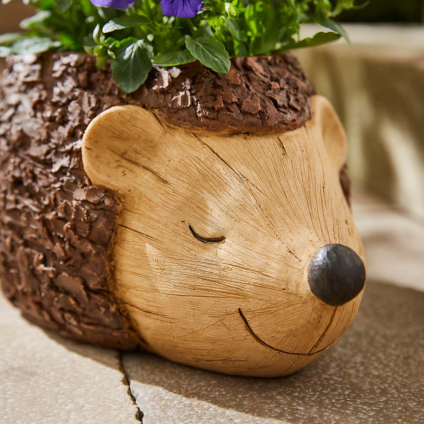 Resin Hedgehog Plant Pot