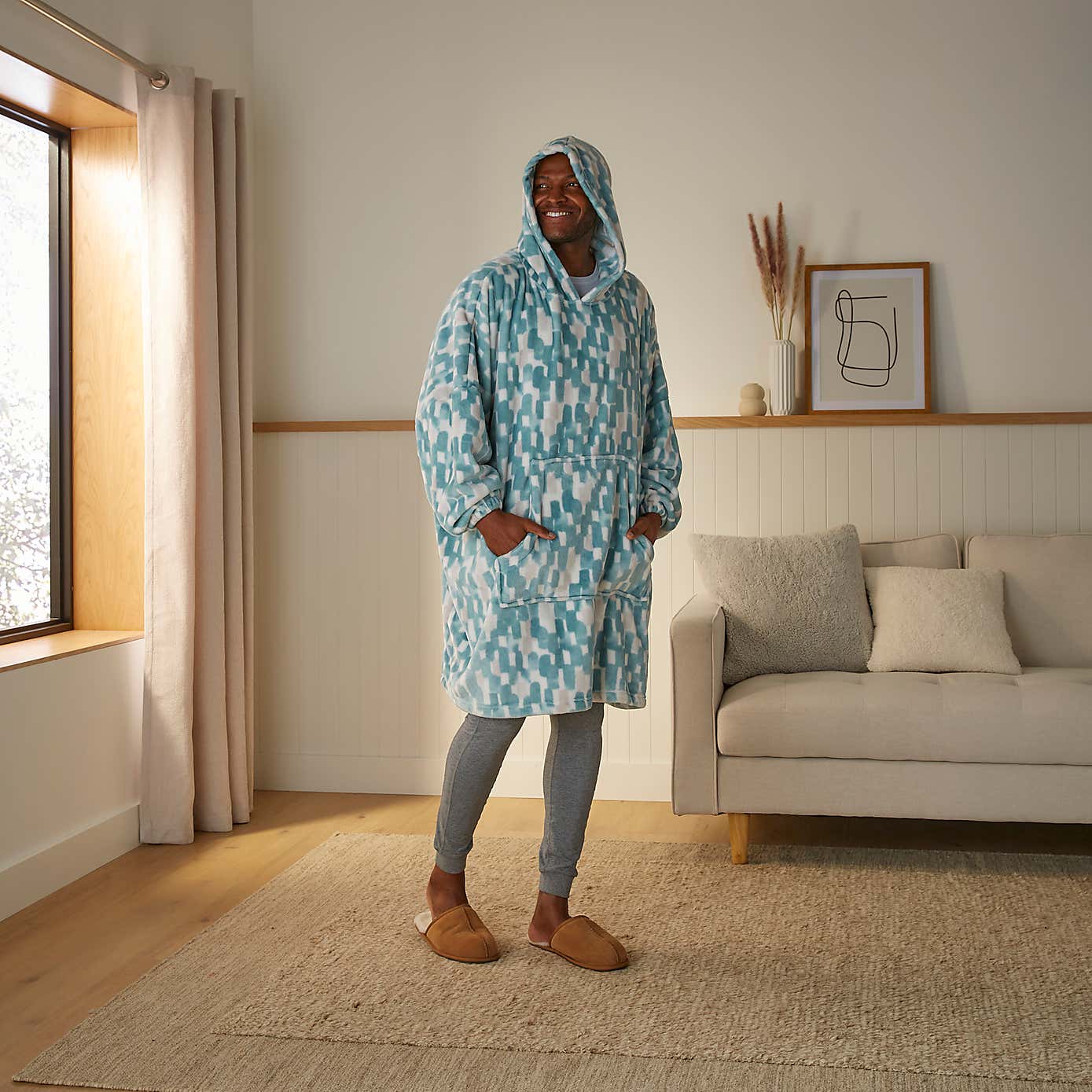 Oversized Geo Hoodie