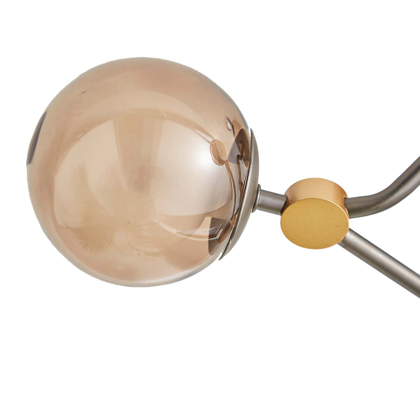 Molecular Industrial 3 Light Semi Flush Ceiling Light