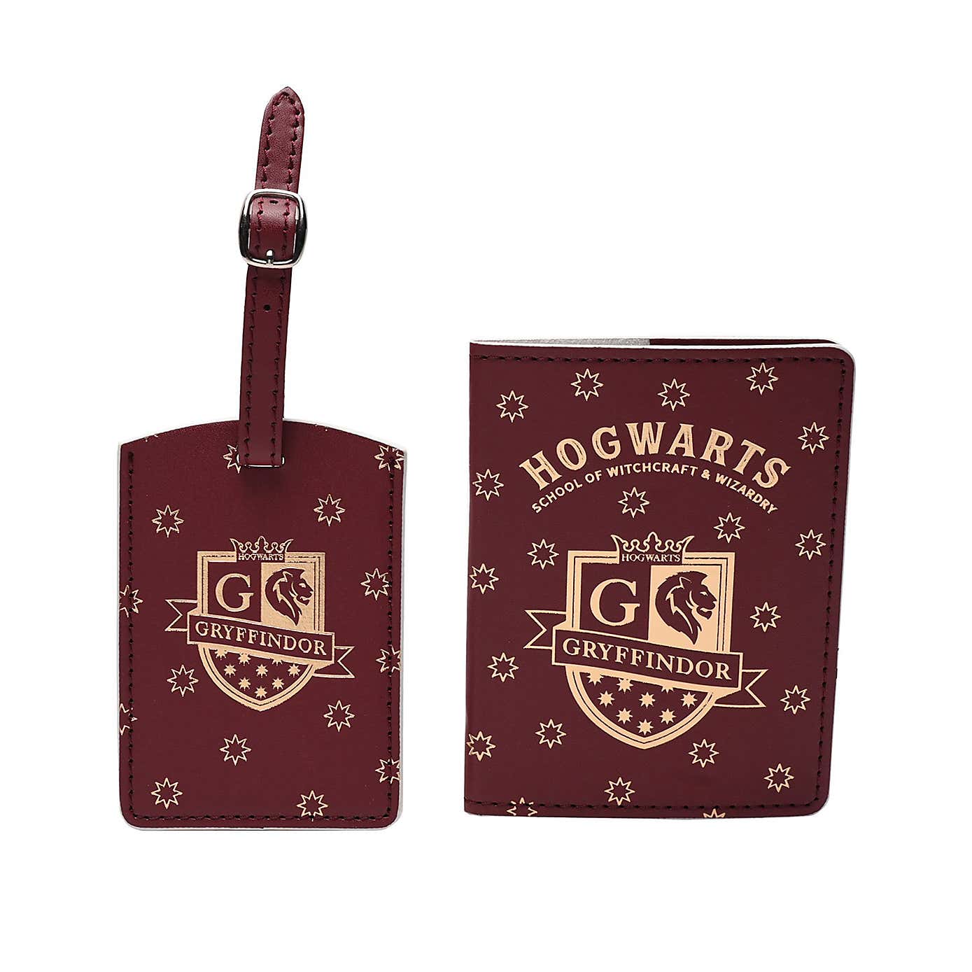 Harry Potter Alumni Gryffindor Passport Holder and Luggage Tag Set