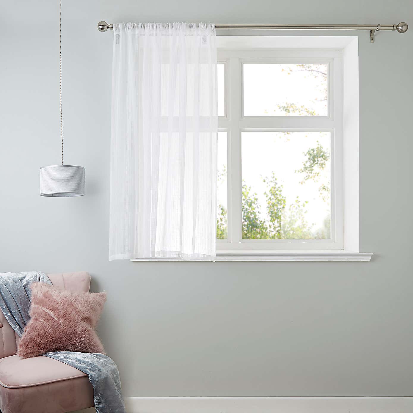 Aspen Slot Top Single Voile Panel