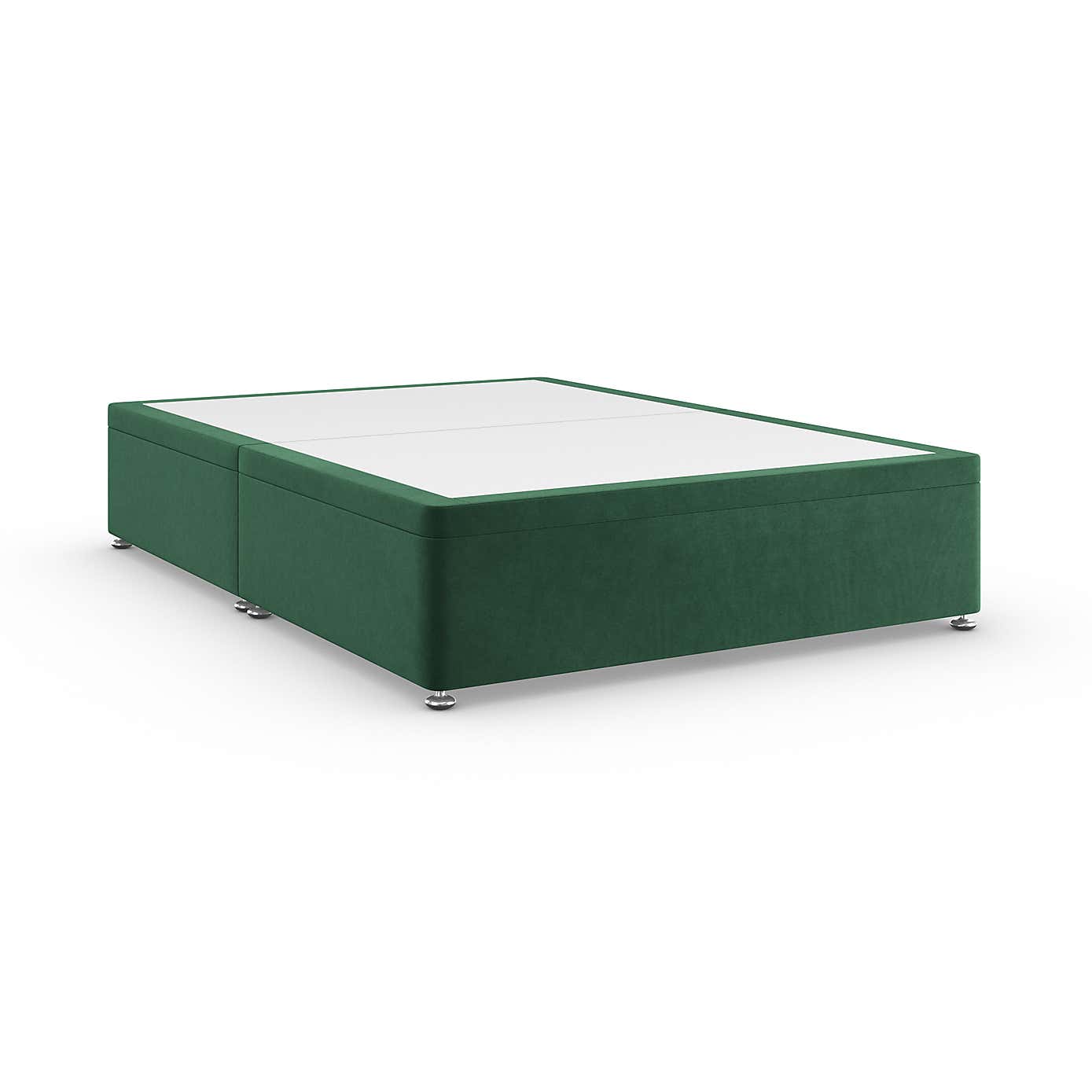 Side Velvet Ottoman Base
