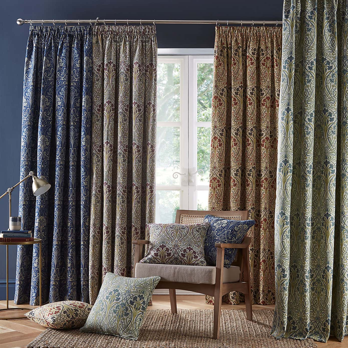 Lucetta Pencil Pleat Curtains