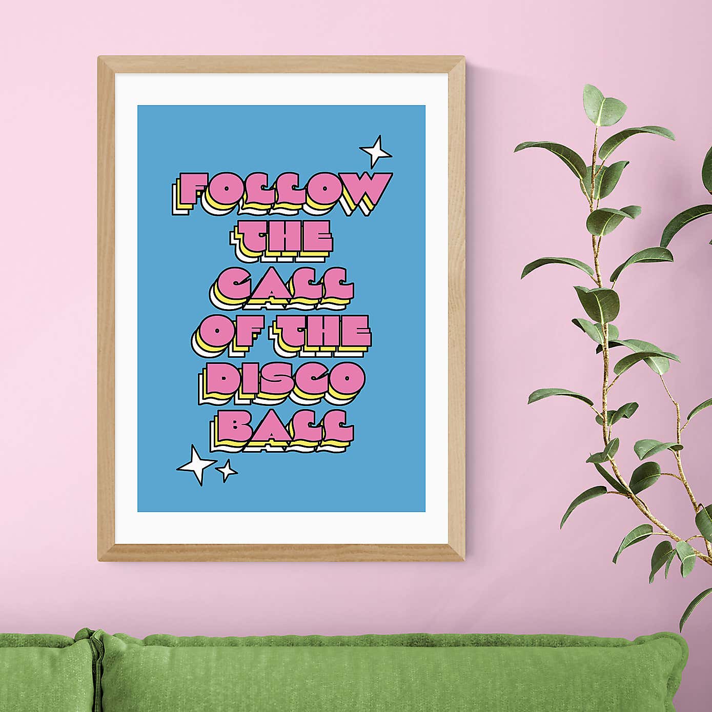 East End Prints Disco Ball Print