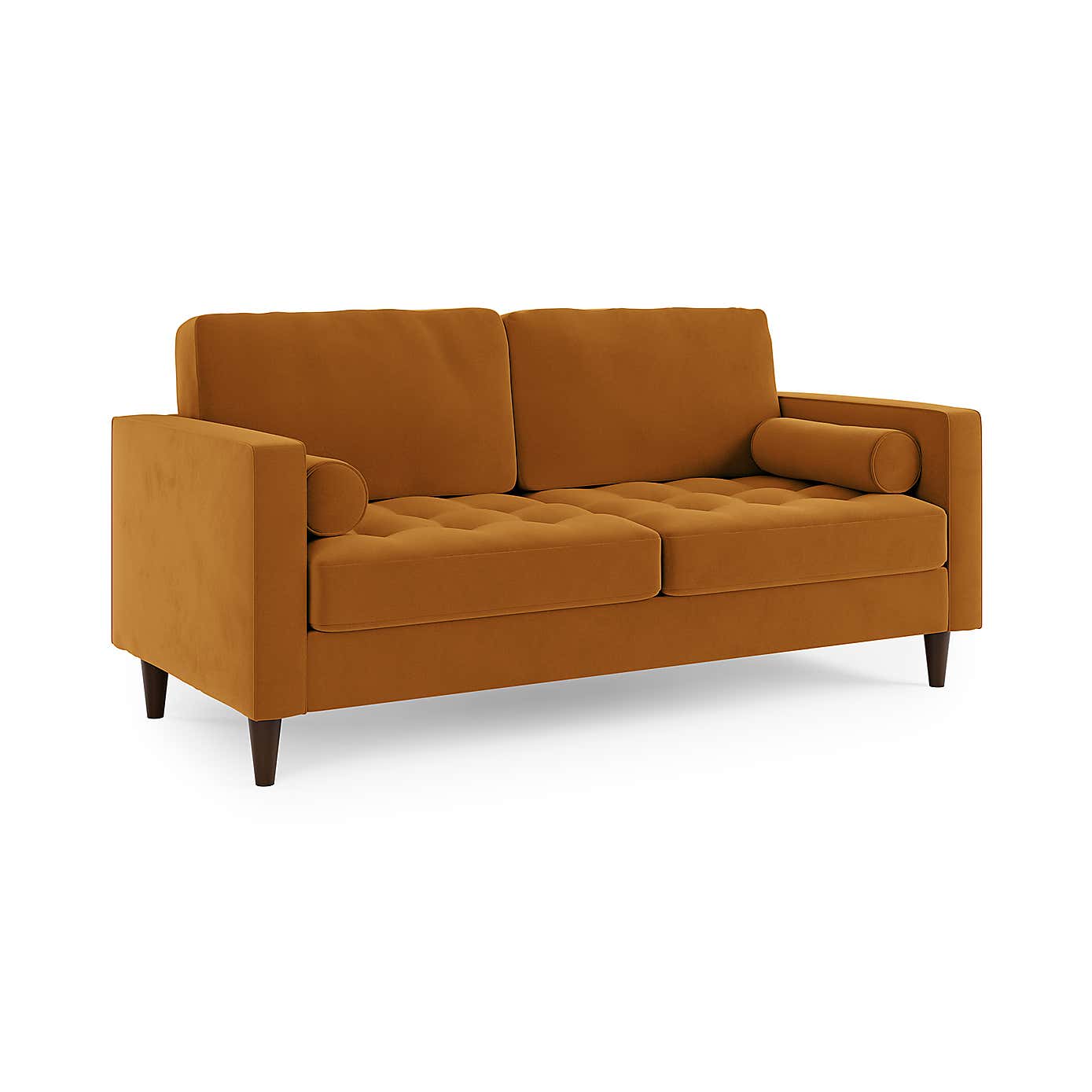 Zoe Velvet 3 Seater Double Sofa Bed