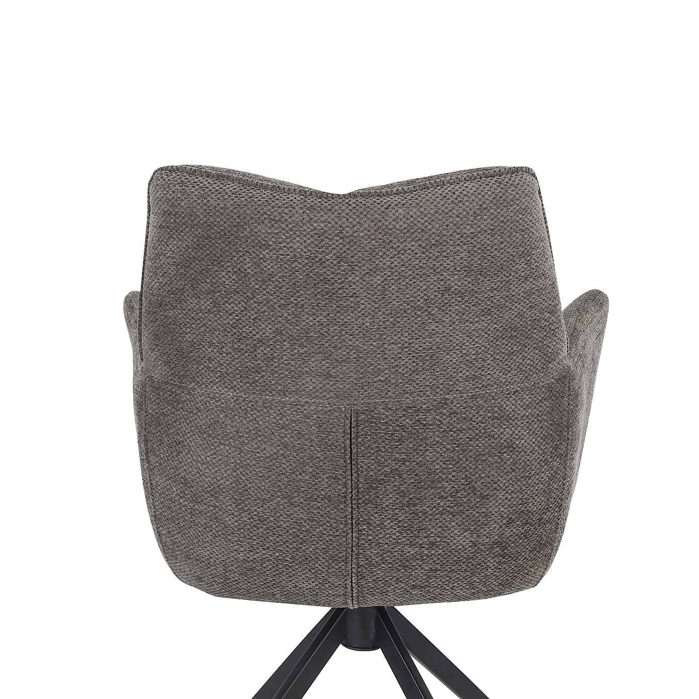 Indus Valley Camden Swivel Dining Chair, Chenille