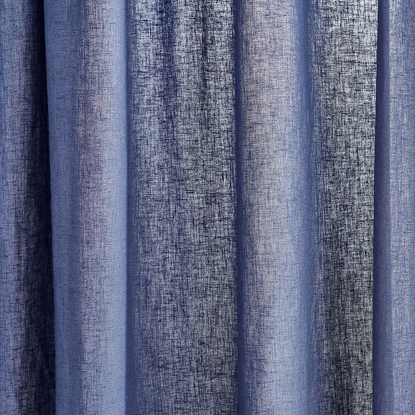Cotton Linen Slot Top Voile Curtains