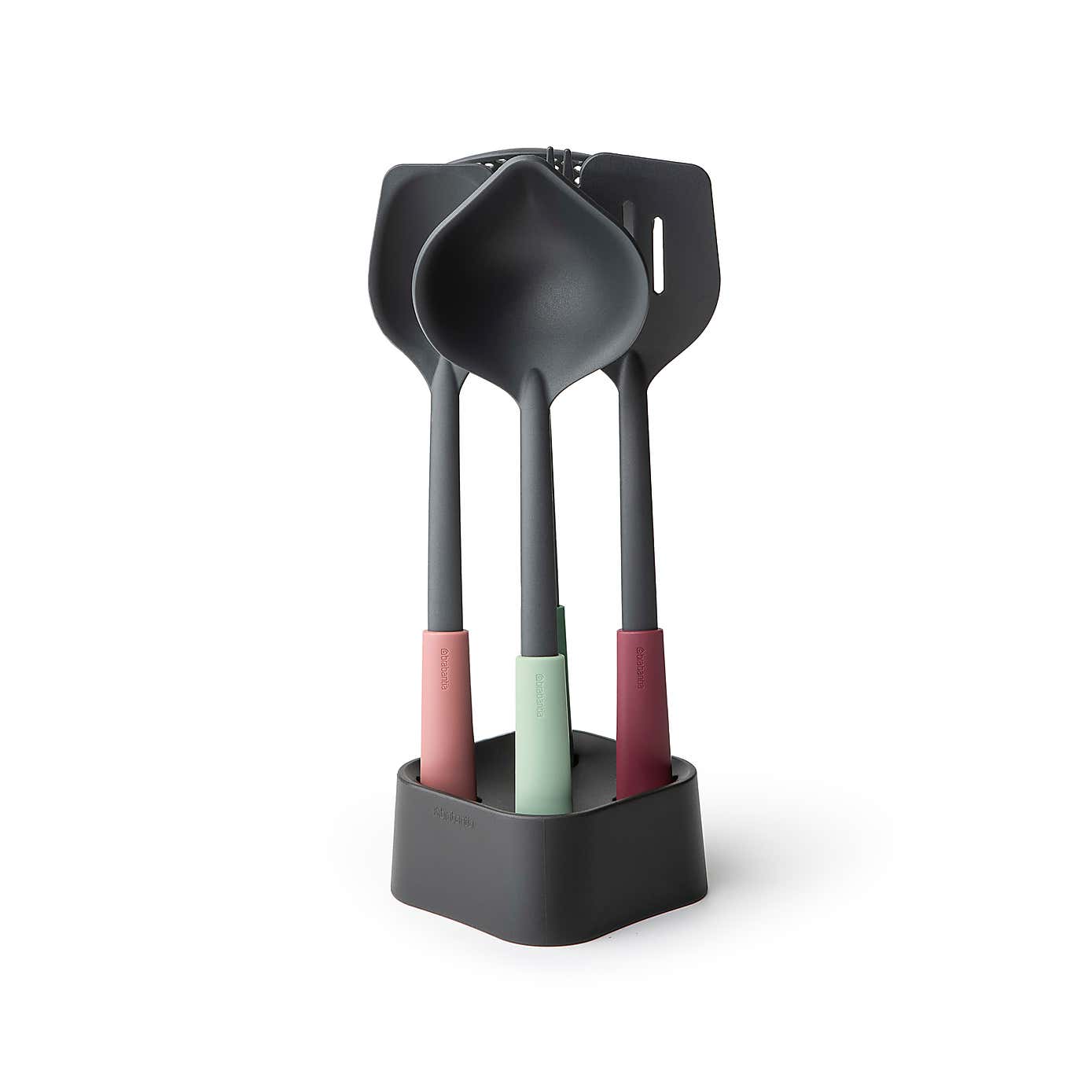 Brabantia Colour Kitchen Utensils with Utensil Holder
