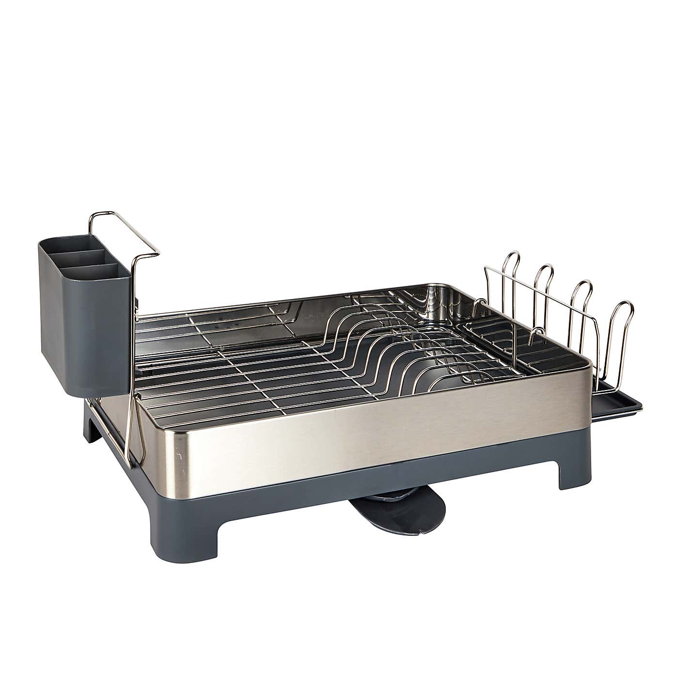 Multi-Functional Dish Drainer Grey
