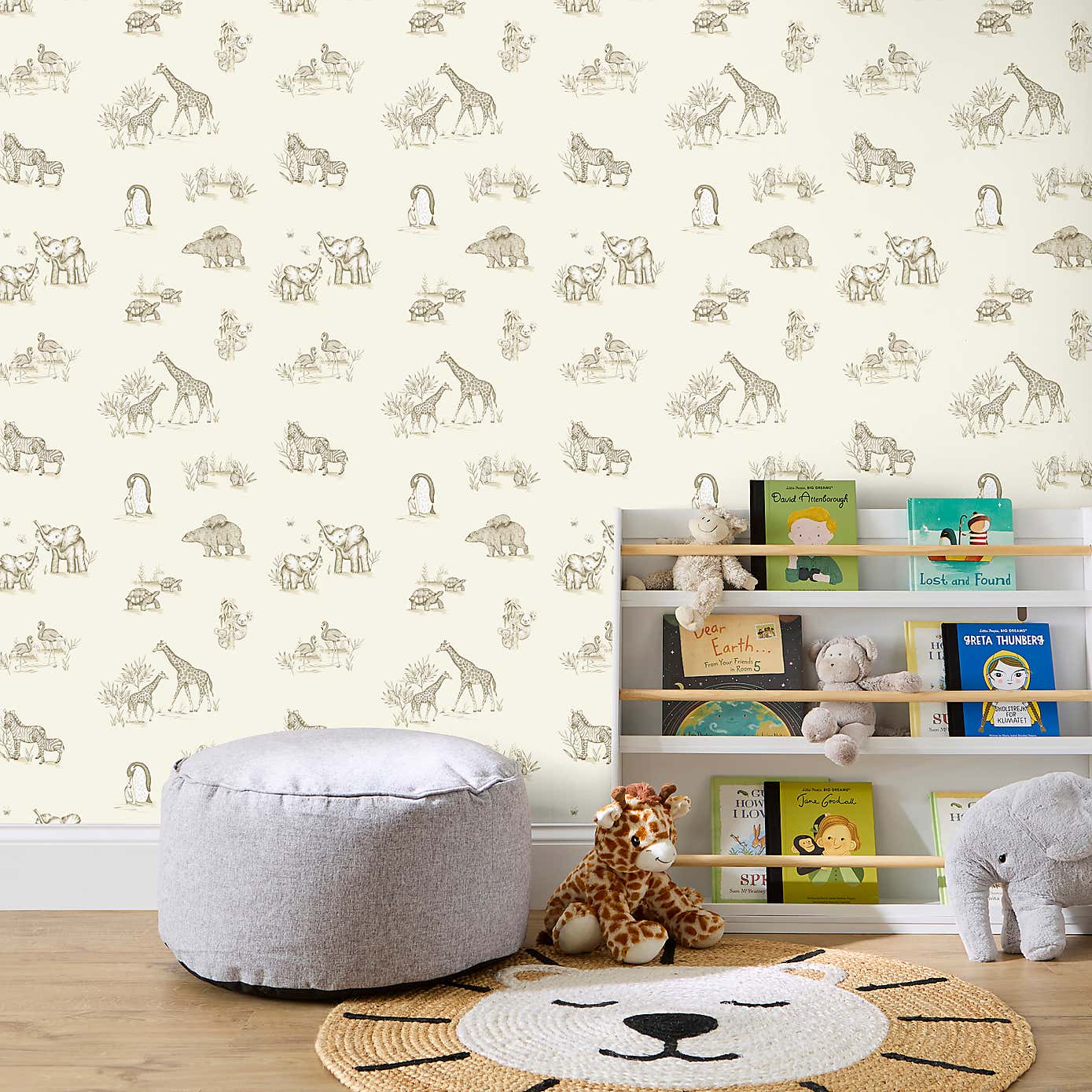 Sketched Animals Wallpaper