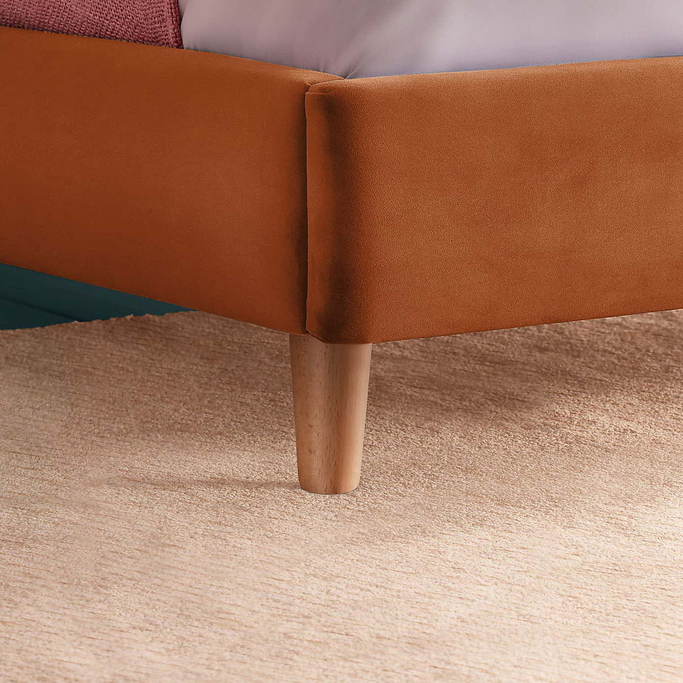 Silentnight Octavia Bed Frame, Velvet