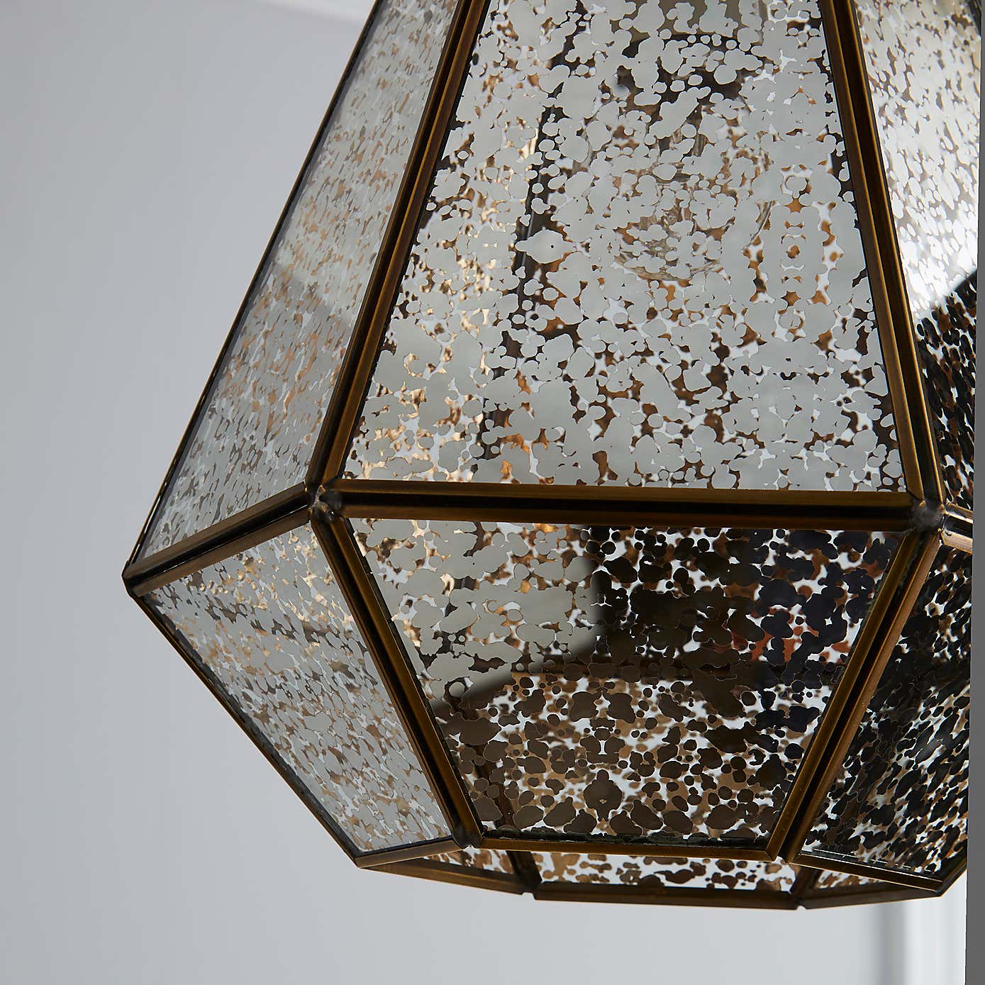 Bemus Mercury Glass Easy Fit Pendant Shade