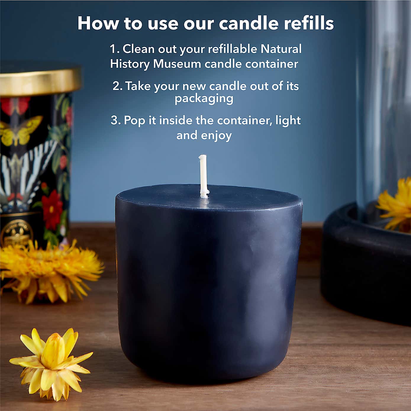 Majestic Tropics Birds Candle Refill