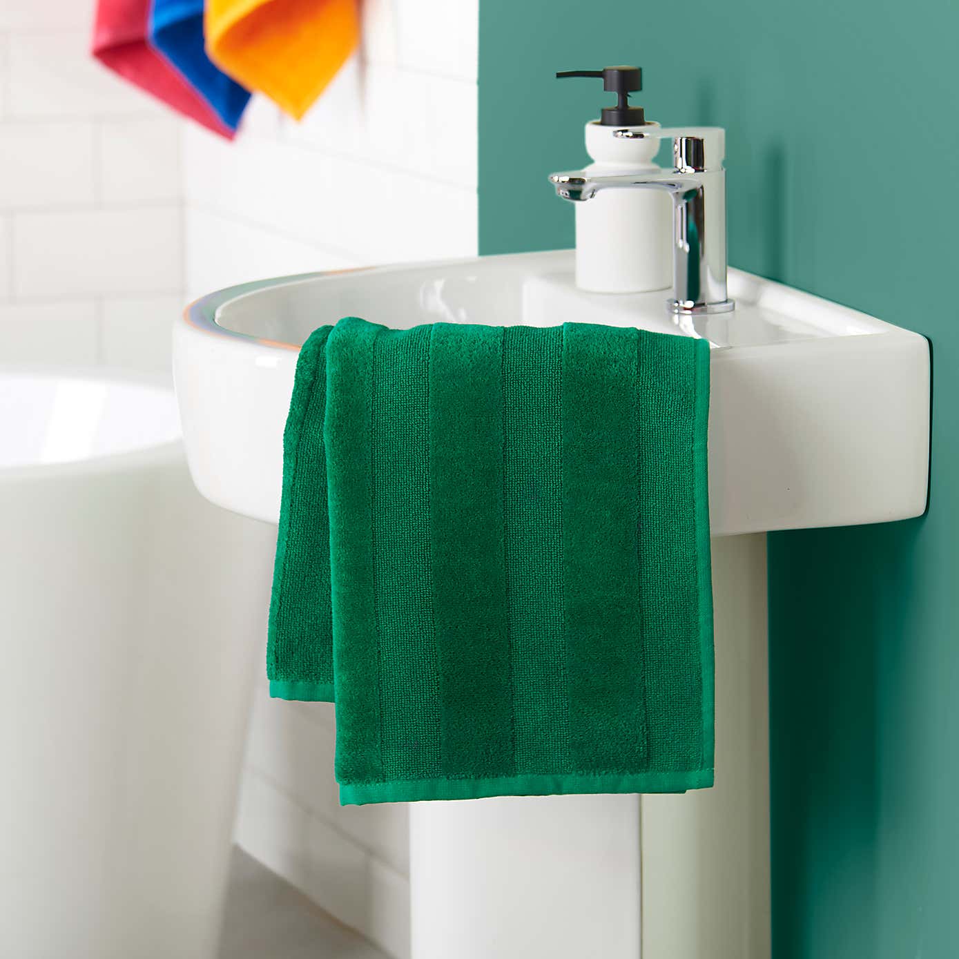 Elements Stripe Cotton Towel