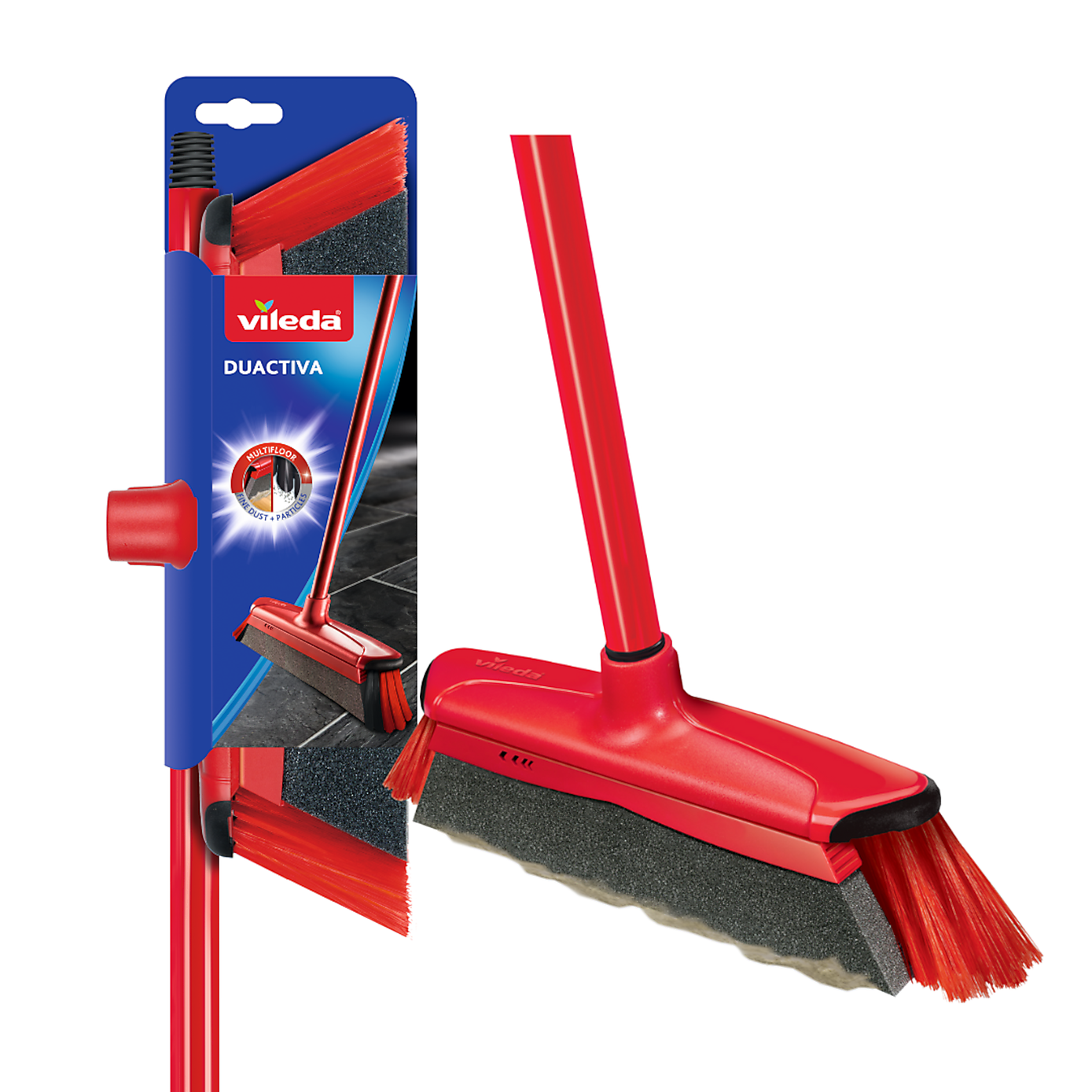 Vileda DuActiva Anti-Dust Broom with Telescopic Handle