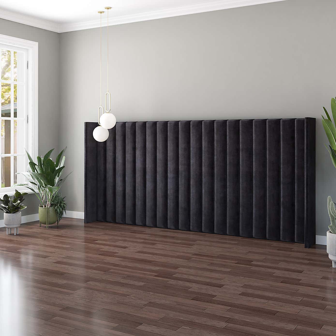 Grandeur Plush Velvet Headboard