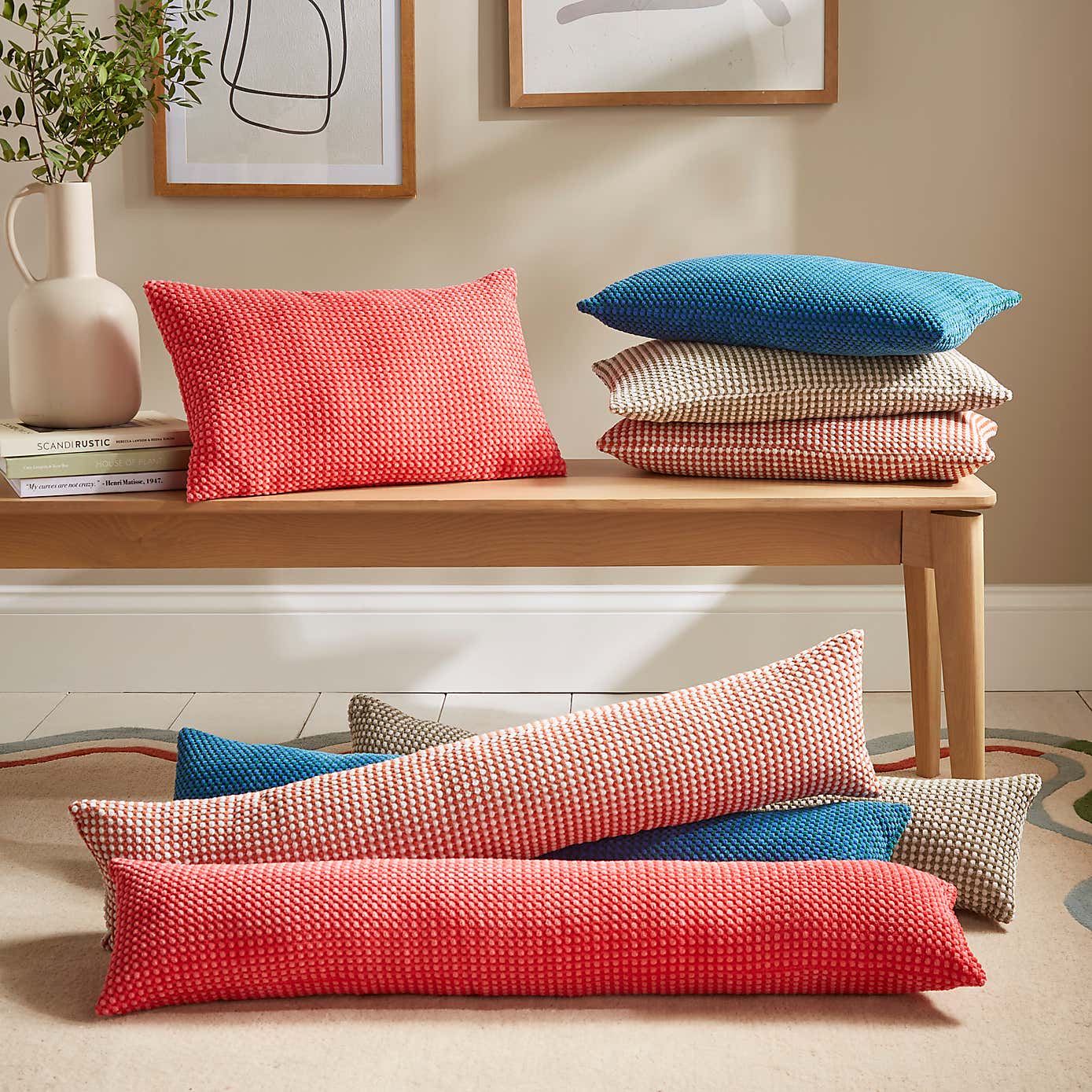 Chenille Spot Draught Excluder