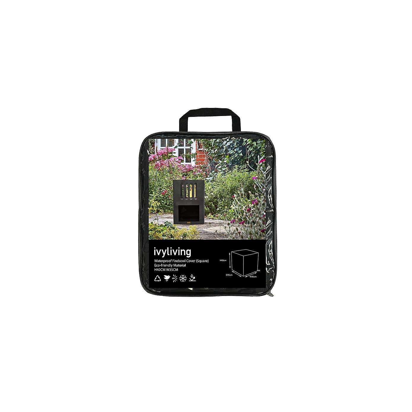 Waterproof Square Fireplace Cover