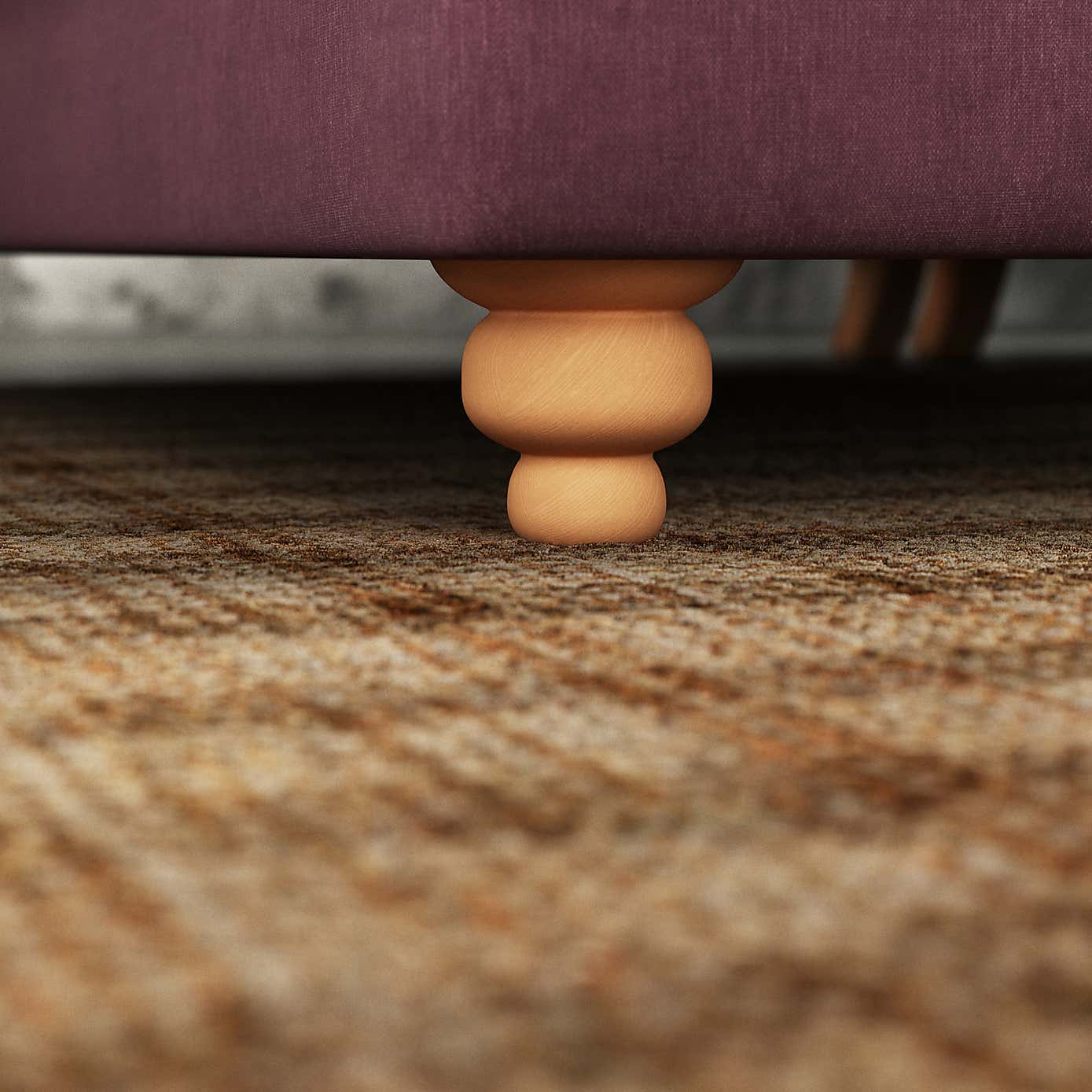 Martha Vintage Chenille Corner Chaise Sofa