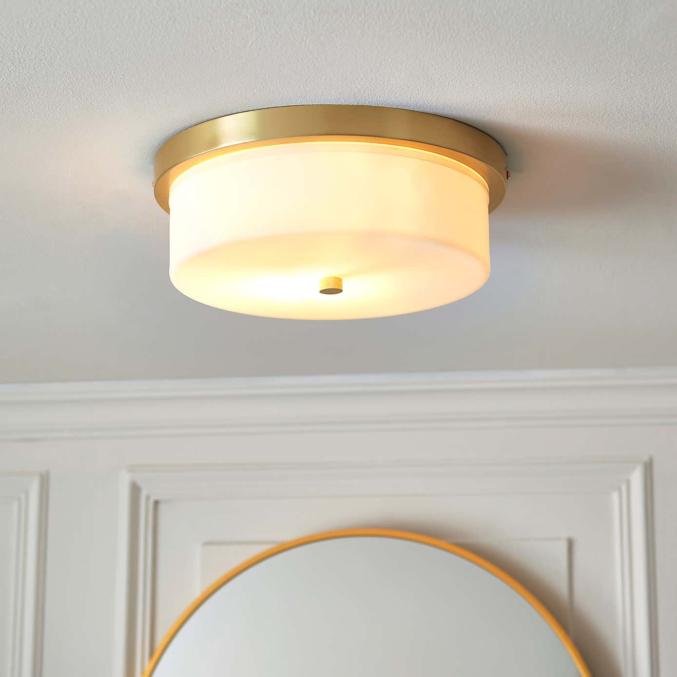 Roan Dimmable Bathroom Flush Ceiling Light