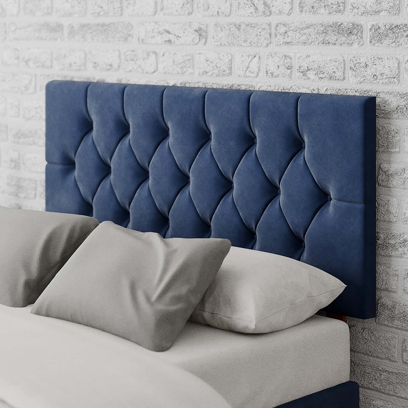 Olivier Plush Velvet Headboard