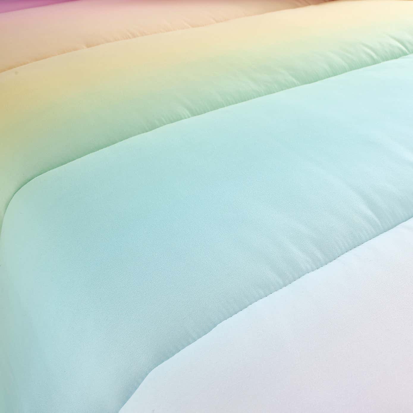 Ombre Pastel 7.5 Tog Single Coverless Duvet and Pillowcase Set