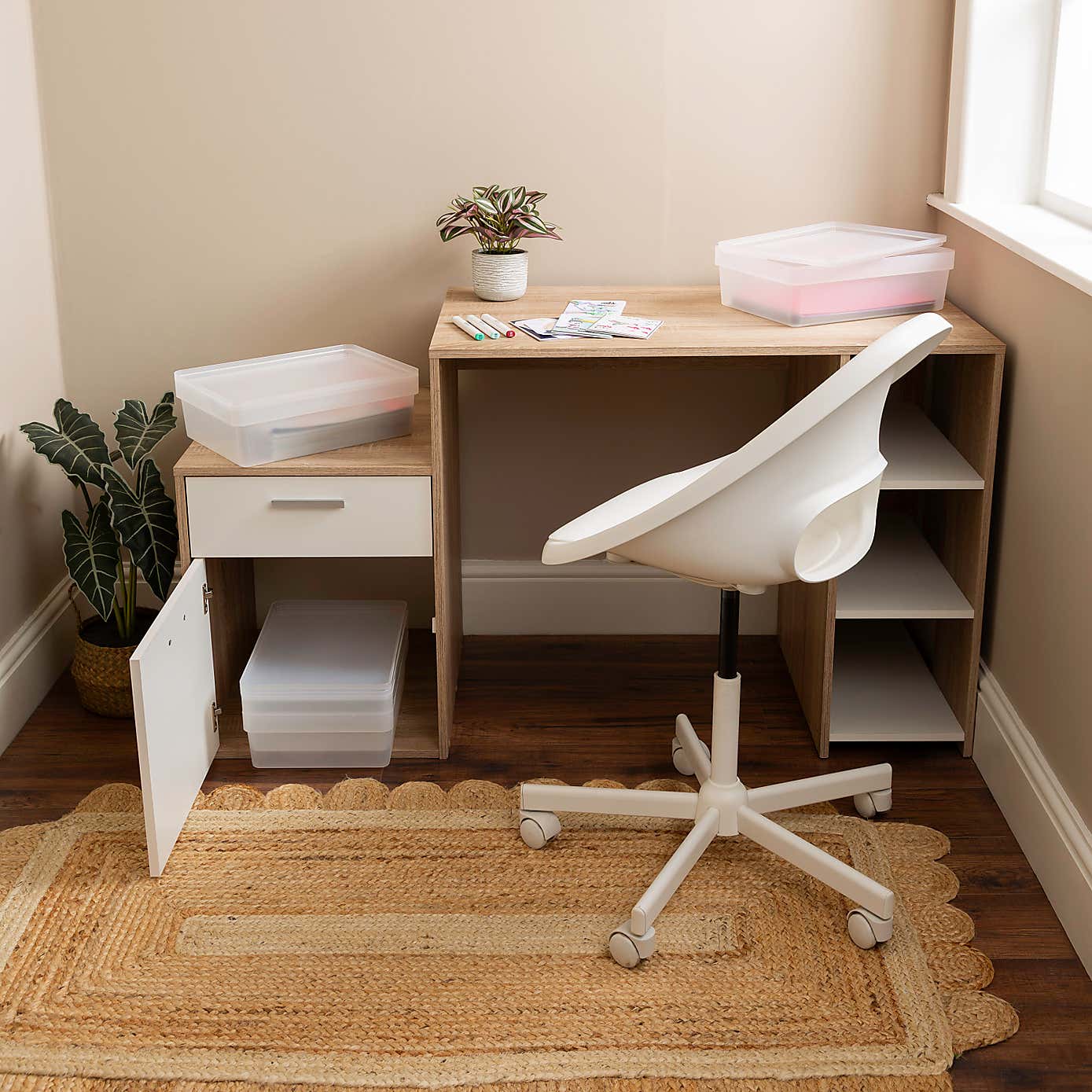 Wham Set of 4 Studio Clear Boxes with Lids