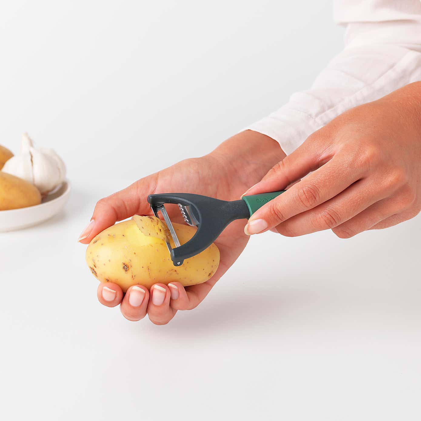 Brabantia Tasty+ Green Food Peeler and Zester