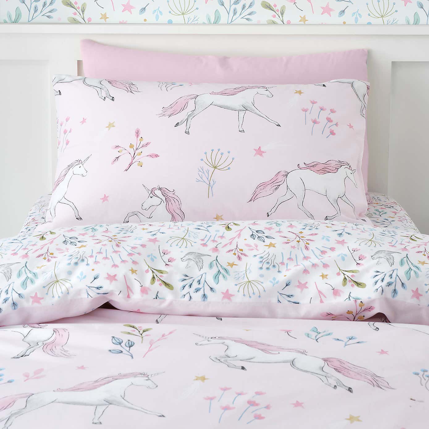 Unicorn Enchanted Duvet Cover and Pillowcase Set