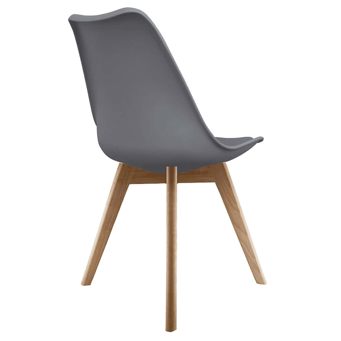 Fusion Living Soho Plastic Dining Chair with Squared Legs