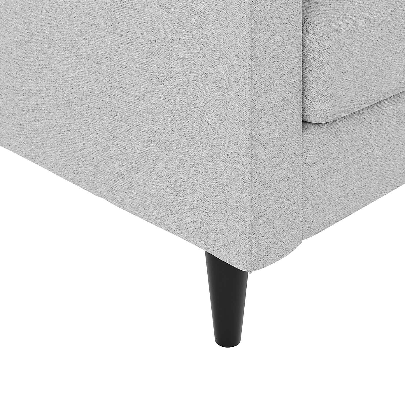 Zoe Light Grey Boucle 3 Seater Double Sofa Bed