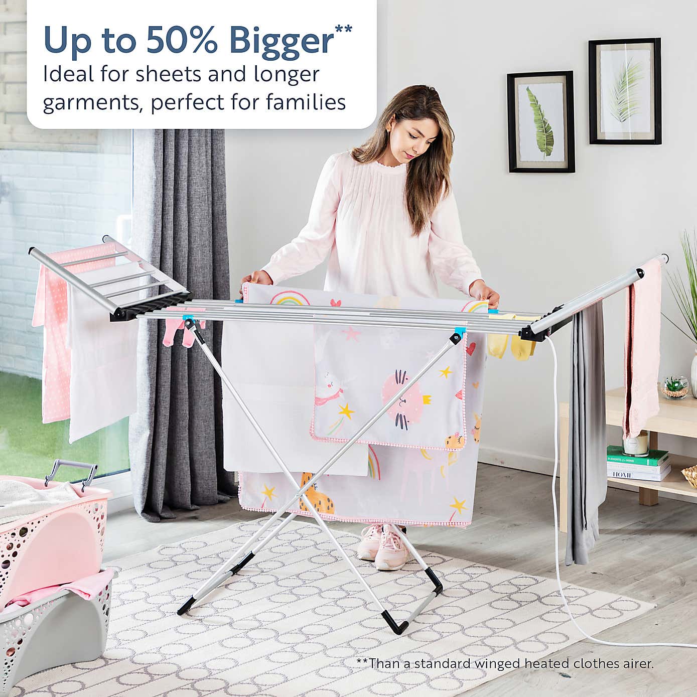 Sure Dri XL Heated Airer with Wings