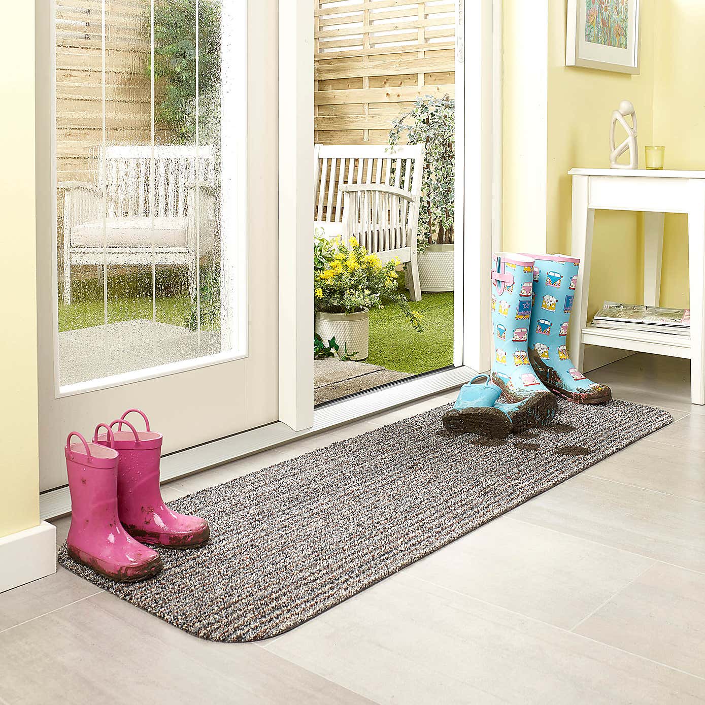 Marvel Striped Washable Cotton Runner