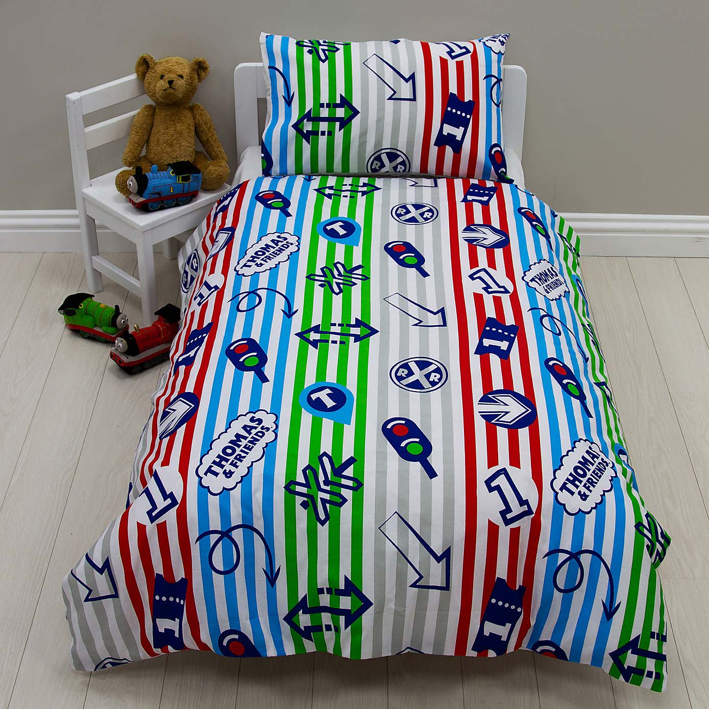 Thomas All Aboard Toddler Duvet Cover and Pillowcase Set
