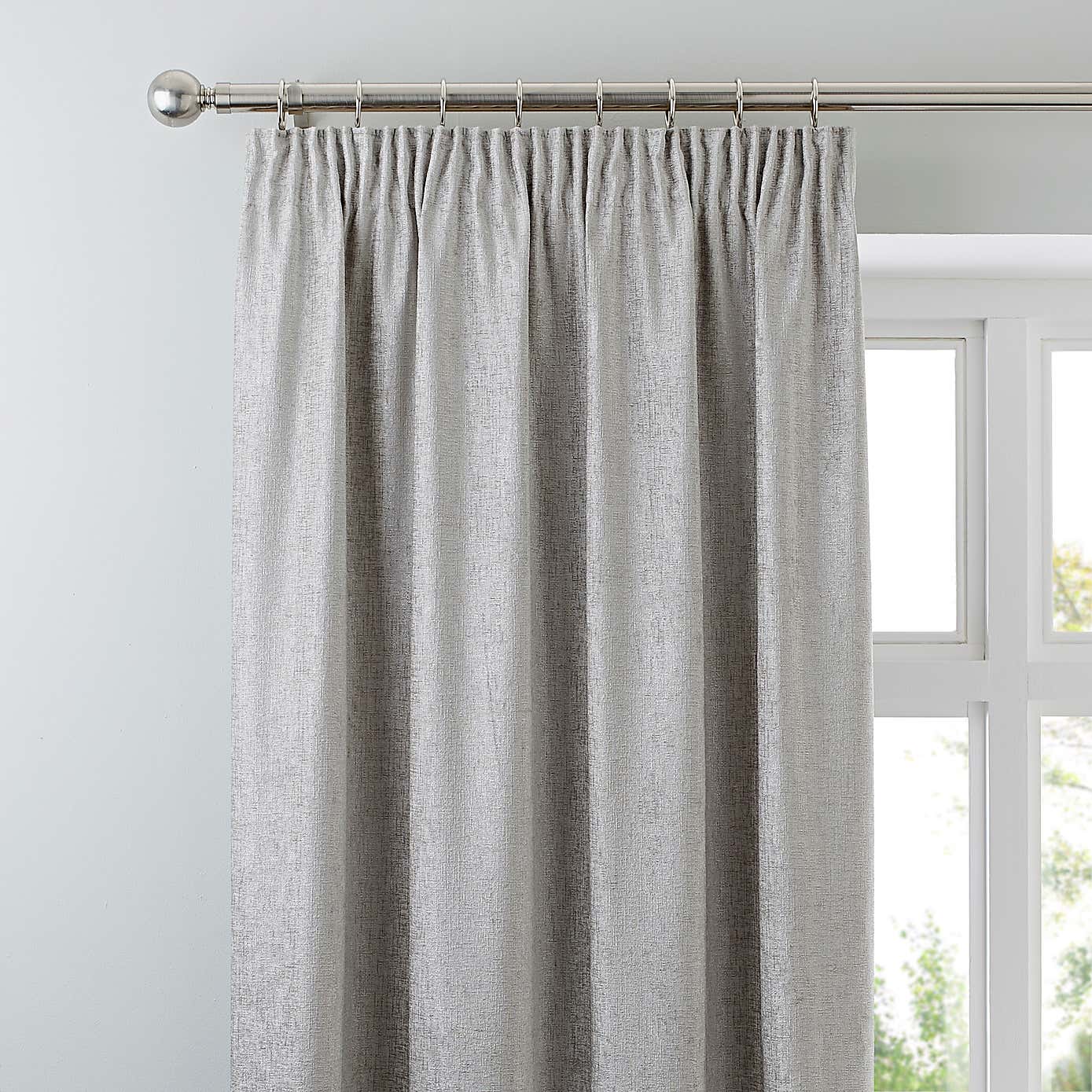 Chenille Pencil Pleat Curtains