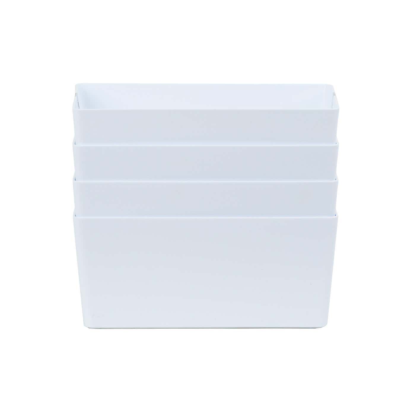 Wham Studio Set of 4 Plastic Storage Basket 1.01