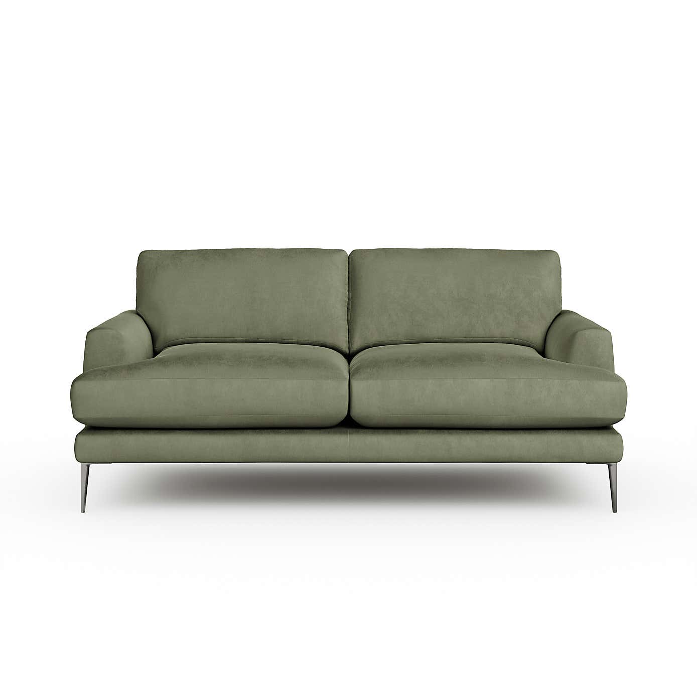 Lawson Matte Plush Velvet 3 Seater Sofa
