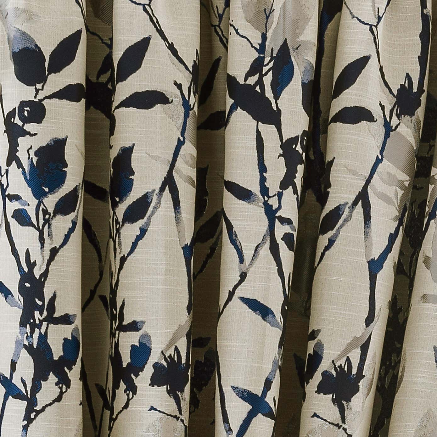 Zen Jacquard Pencil Pleat Curtains