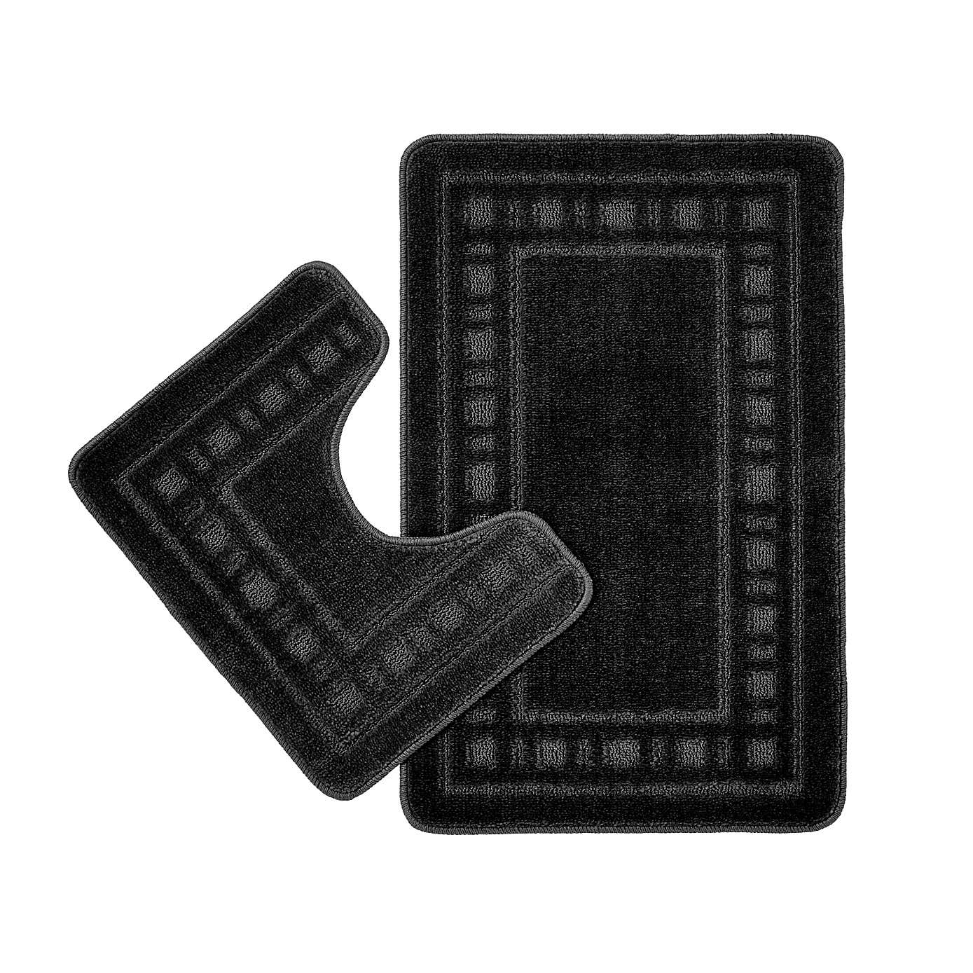 Armoni Bath Mat and Pedestal Mat Set