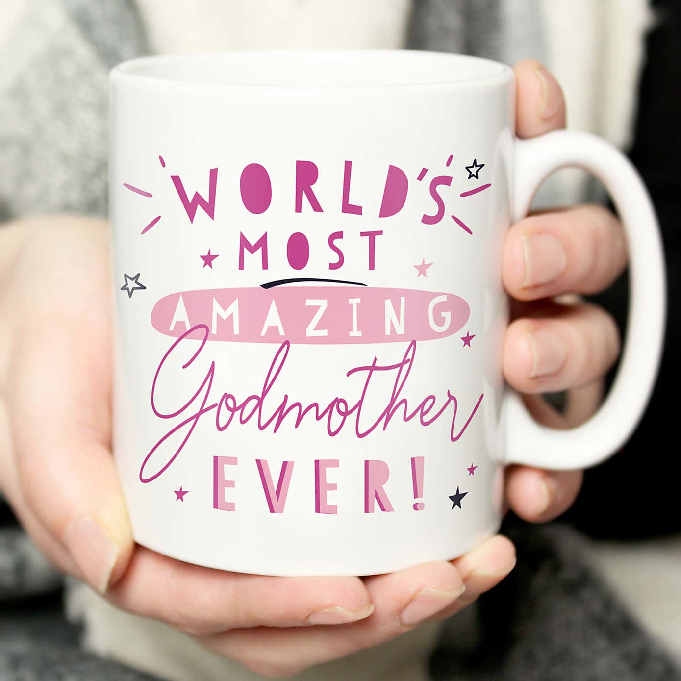 Personalised Worlds Most Amazing Godmother Mug