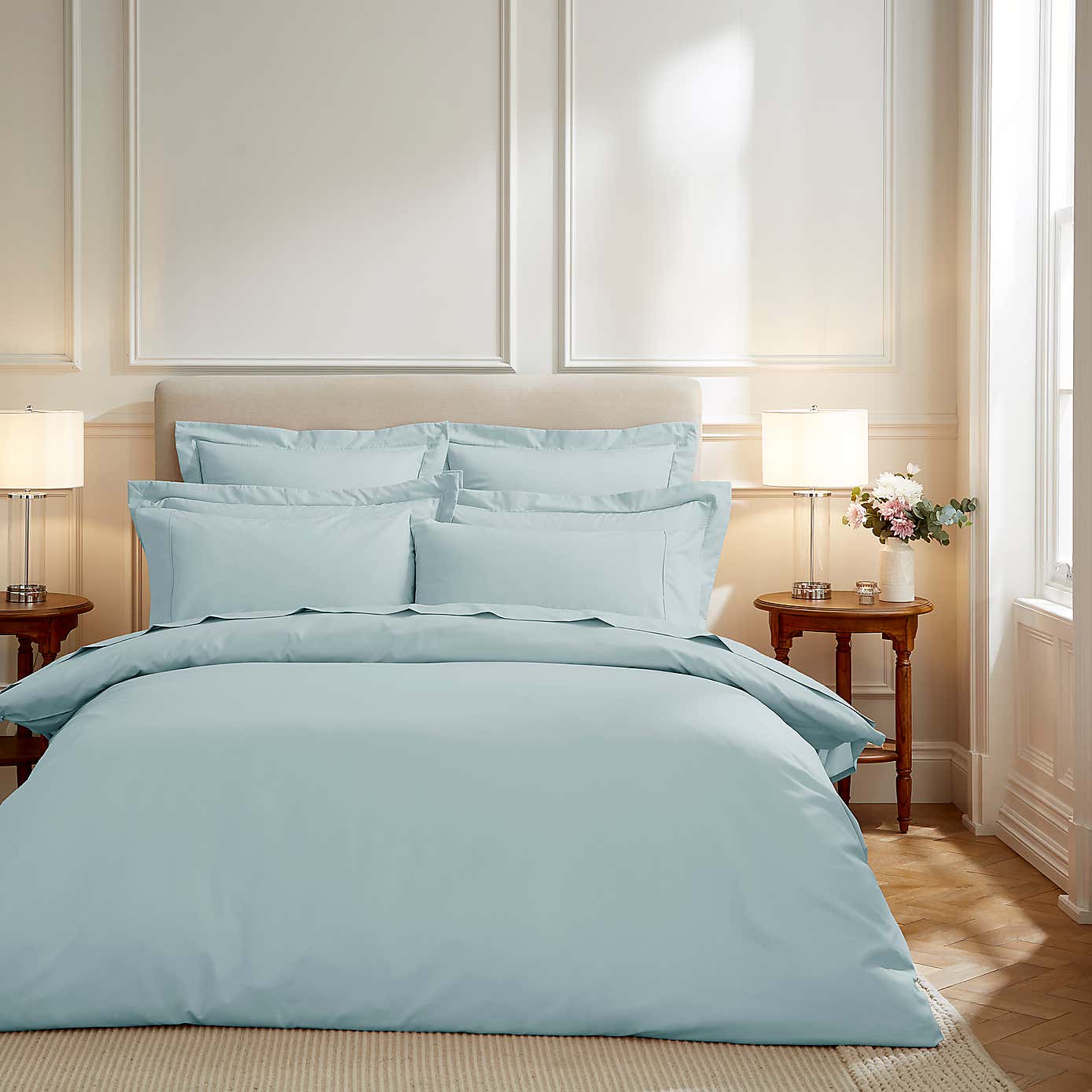 Dorma Egyptian Cotton 400 Thread Count Percale Oxford Pillowcase