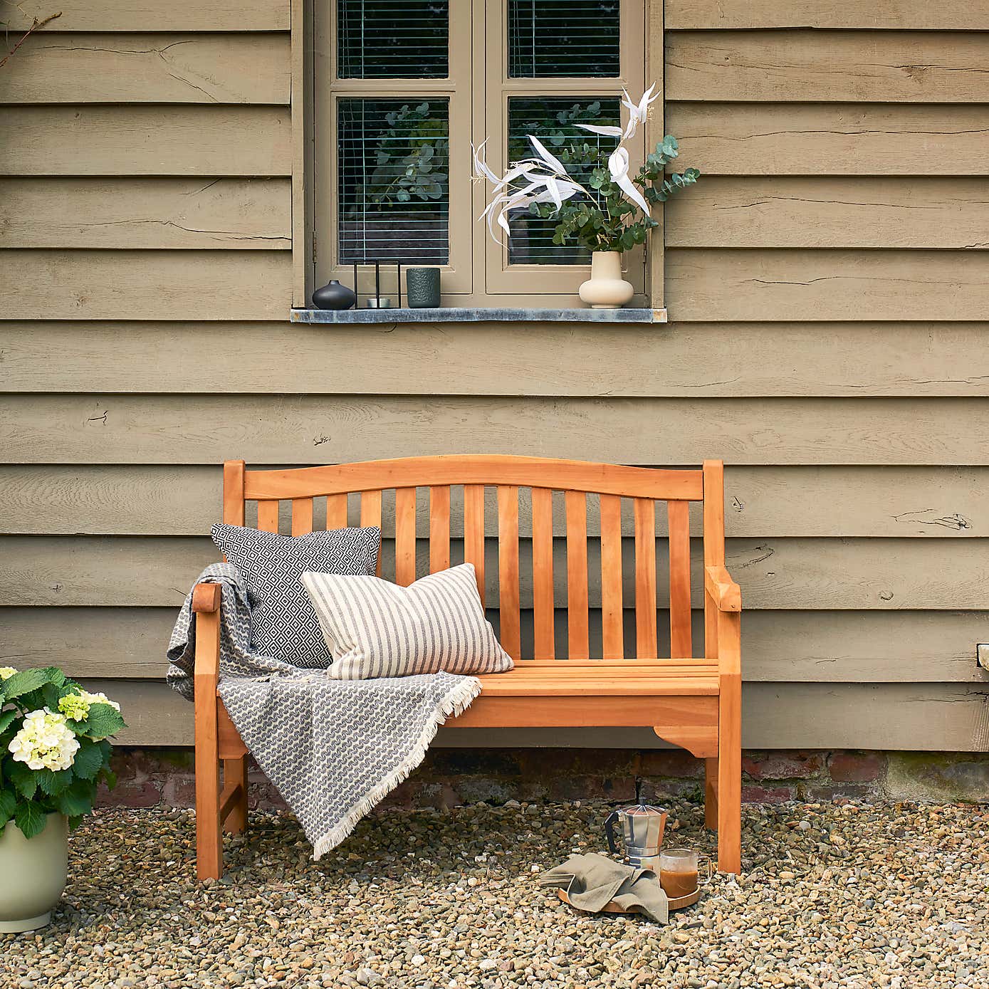 Kingsbury Small Outdoor Bench