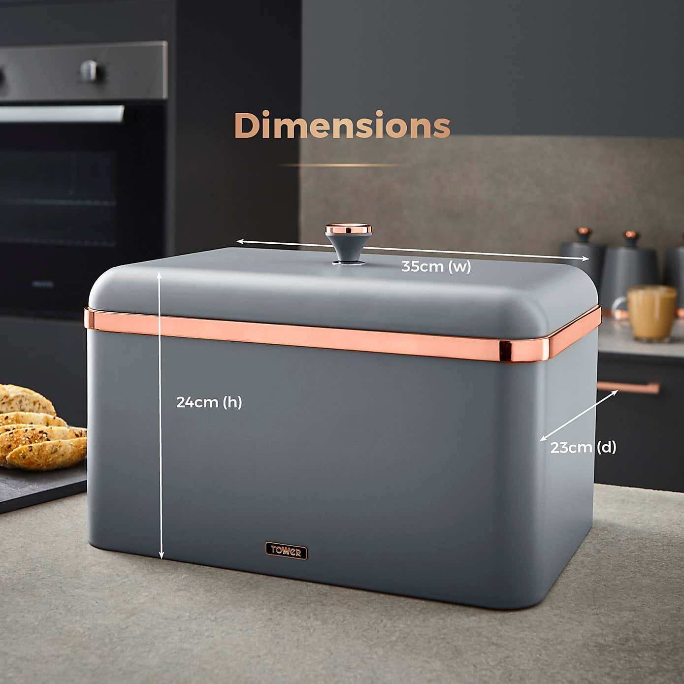 Tower Cavaletto Bread Bin